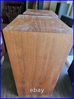 Acoustic Research AR-2aX -Vintage Speakers Set Of 2 Walnut Cabinets Untested