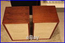 Acoustic Research AR-2ax 1960's EARLY Vintage 3-way Stereo Speakers NR