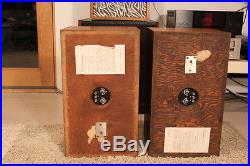Acoustic Research AR-2ax 1960's EARLY Vintage 3-way Stereo Speakers NR