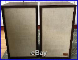 Acoustic Research AR-2ax Loudspeaker Pair, Oil-Walnut refoamed & re-capped