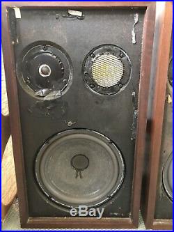 Acoustic Research AR-2ax Loudspeaker Pair, Oil-Walnut refoamed & re-capped