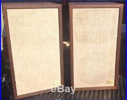 Acoustic Research AR-2ax Loudspeaker Speakers working Vintage Pair