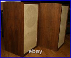 Acoustic Research AR 2ax Speakers Mid Century Modern Walnut