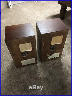 Acoustic Research AR-2ax Speakers Refoamed! Sound Great