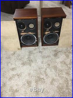 Acoustic Research AR-2ax Speakers Refoamed! Sound Great
