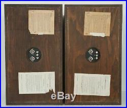 Acoustic Research AR-2ax Speakers (Serial Number 181952/181963)/Refoamed