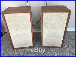 Acoustic Research AR-2ax Vintage 3 Way Speakers / 100% Working /Very Good