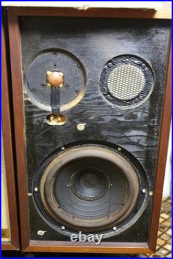 Acoustic Research AR-2ax Vintage Speakers Pair Tested Working Original Drivers