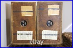Acoustic Research AR-2ax Vintage Speakers Pair Tested Working Original Drivers