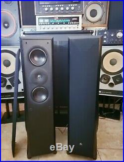 Acoustic Research AR 310 HO Tower Speakers with Built In 10 Side Sub Excellent