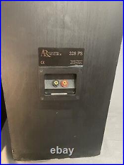 Acoustic Research AR 328PS Tower Stereo Speakers Rare Vintage HTF Pro Audiophile