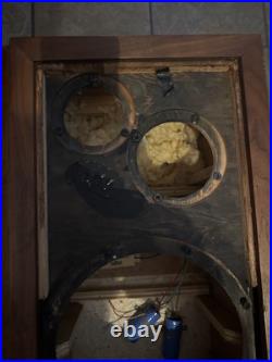 Acoustic Research AR-3A Empty Cabinets Crossovers Grills Read Acoustic Research AR-3A Empty Cabinets Crossovers Grills Read