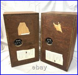 Acoustic Research AR-3A Vintage Speakers Needs Work Muffled Sound Acoustic Research AR-3A Vintage Speakers Needs Work Muffled Sound