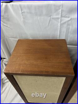Acoustic Research AR-3A Vintage Speakers Needs Work Muffled Sound Acoustic Research AR-3A Vintage Speakers Needs Work Muffled Sound