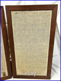 Acoustic Research AR-3A Vintage Speakers Needs Work Muffled Sound Acoustic Research AR-3A Vintage Speakers Needs Work Muffled Sound