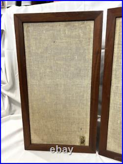 Acoustic Research AR-3A Vintage Speakers Needs Work Muffled Sound Acoustic Research AR-3A Vintage Speakers Needs Work Muffled Sound