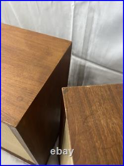 Acoustic Research AR-3A Vintage Speakers Needs Work Muffled Sound Acoustic Research AR-3A Vintage Speakers Needs Work Muffled Sound
