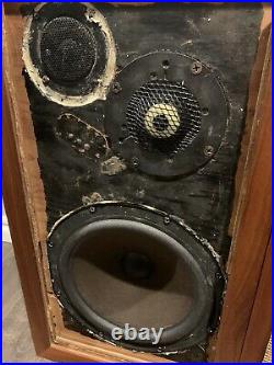 Acoustic Research AR 3 Speaker Early Edition Pair Vintage Speakers