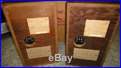 Acoustic Research AR-3 Speakers Consecutive Serial #