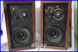 Acoustic Research AR-3 Speakers Serial # 23781 & 23776 SERVICED