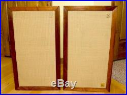 Acoustic Research AR-3 Very Early RARE Vintage ALNICO Speakers Restored
