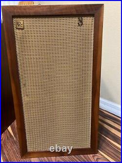 Acoustic Research AR-3 Vintage Audiophile Speakers Walnut ORIGINAL OWNER