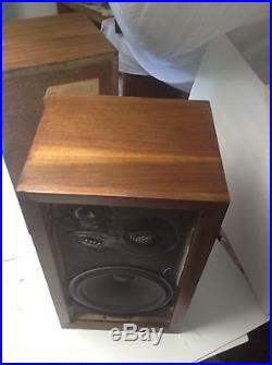 Acoustic Research AR 3a AR 3a AR-3a Speaker Pair- Reconditioned- AS-IS
