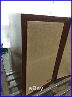 Acoustic Research AR-3a Loudspeaker Pair Oiled-Walnut SN 3A 77587 & 79825