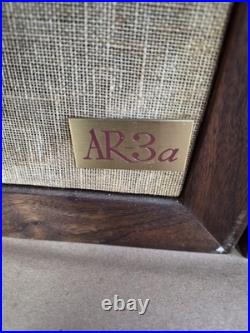 Acoustic Research AR-3a Loudspeaker Pair Pickup Only