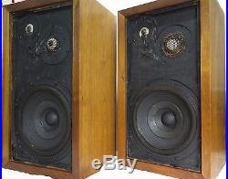 Acoustic Research AR-3a Loudspeaker Pr, Oiled-Walnut SN 12821 & 12823, Ex-Cond