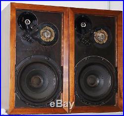 Acoustic Research AR-3a Loudspeakers OW, SN 62616 & 62621, Exceptional, Mint
