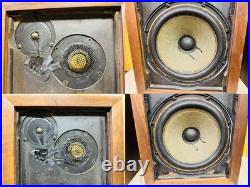 Acoustic Research AR-3a OILED WALNUT Speakers Pair 3-Way Used JP F/S