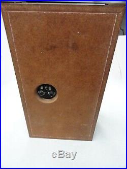 Acoustic Research AR-3a Oiled Walnut Speaker withGrill For Parts or Repair AS-IS
