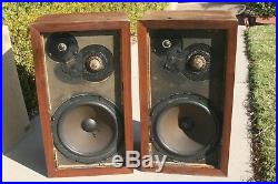 Acoustic Research AR-3a Speakers Oiled Walnut -Local Pick Up Only