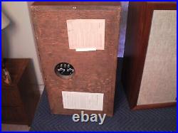 Acoustic Research AR 3a Speakers (Vintage in Original Box Original Owner)