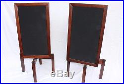 Acoustic Research AR-3a Speakers and Original Stands With Serial Numbers