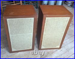 Acoustic Research AR-3a Stereo Speakers Untested Serials 31647/31650 Shipping