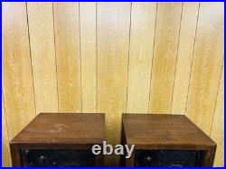 Acoustic Research AR-3a Vintage 3-Way Speakers Pair Oiled Walnut Japan Used