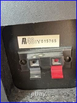 Acoustic Research AR-48B Speakers Minty and Restored