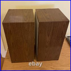 Acoustic Research AR-4XA Vintage Hi-Fi Stereo Speakers Matched Pair