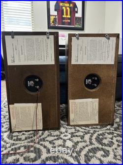 Acoustic Research AR-4X Book Shelf Speakers Vintage