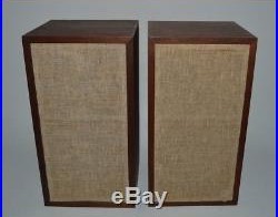 Acoustic Research AR-4X Speakers Pair Vintage Use or Restore Tested & Working