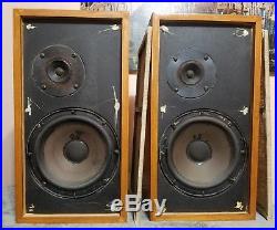 Acoustic Research AR-4X Speakers Tested. Working, and darn good looking! BIN