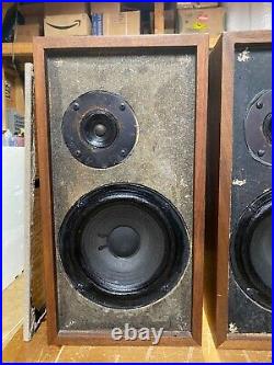 Acoustic Research AR-4x Speakers All Original and Fully Restored Excellent