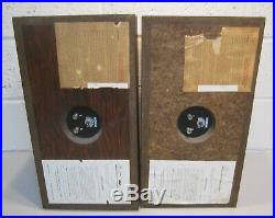 Acoustic Research AR 4x VINTAGE SPEAKERS -BEAUTIFUL