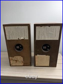 Acoustic Research AR-4x Vintage Wood Bookshelf Speakers Pair with Fabric Grilles