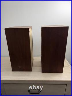 Acoustic Research AR-4x Vintage Wood Bookshelf Speakers Pair with Fabric Grilles