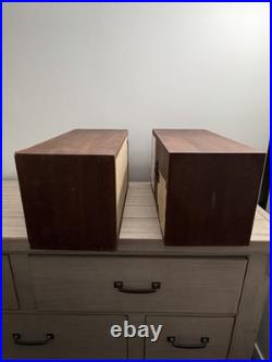Acoustic Research AR-4x Vintage Wood Bookshelf Speakers Pair with Fabric Grilles