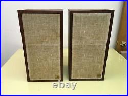 Acoustic Research AR-4x Walnut Bookshelf Speakers, Mild Rebuild, Very Nice