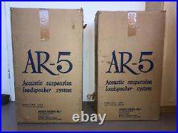 Acoustic Research AR-5 (Beautiful, Original Boxes & Manuals)